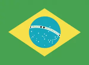Foto da bandeira do Brasil