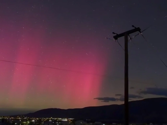Northern Nevada Sees Stunning Aurora Borealis During Rare Geomagnetic Storm